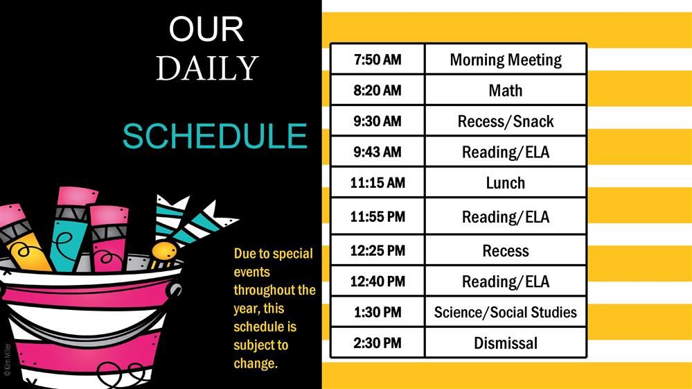 schedule